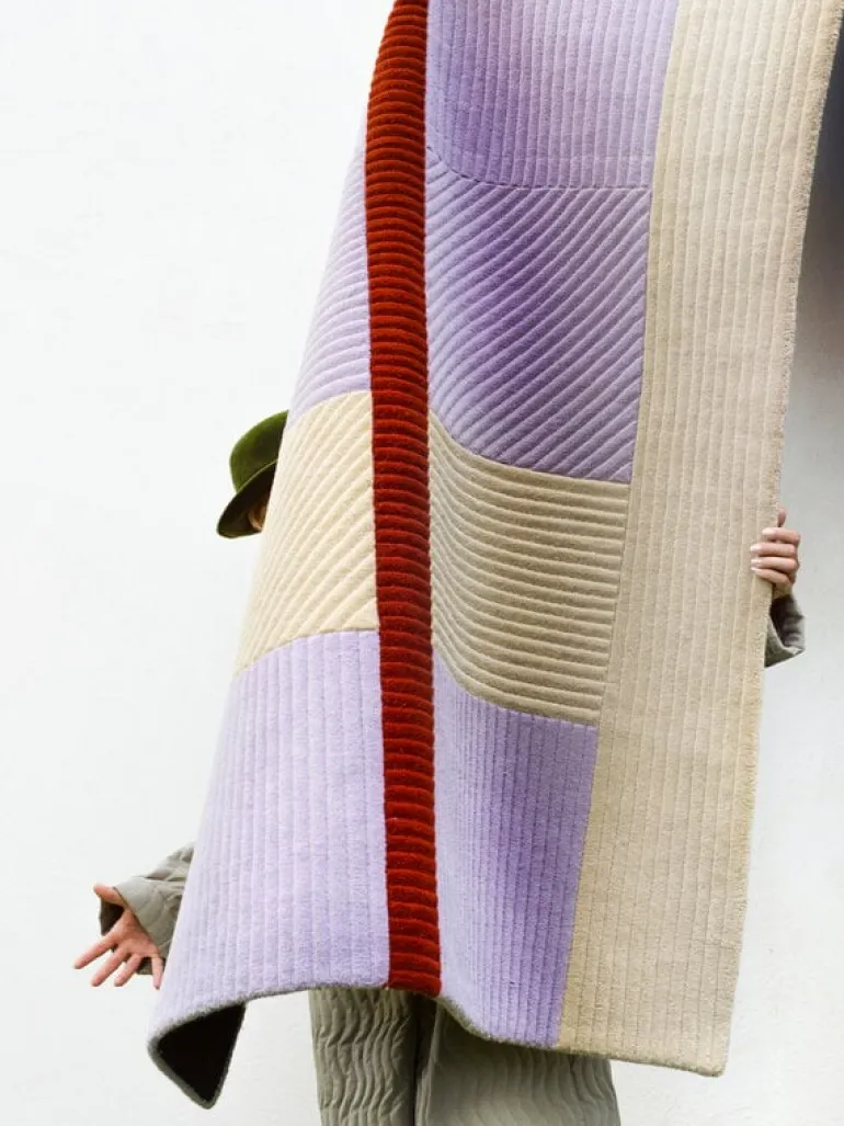 Finarte Ametisti rug, beige - lilac