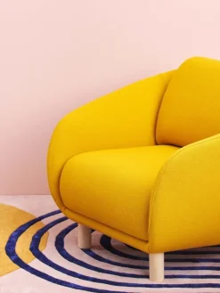 Finarte Atrium rug, pink-gold