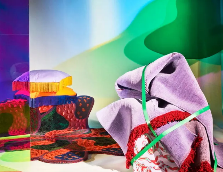 Finarte Harmony rug, lilac