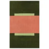 Finarte Jade rug, green - pink