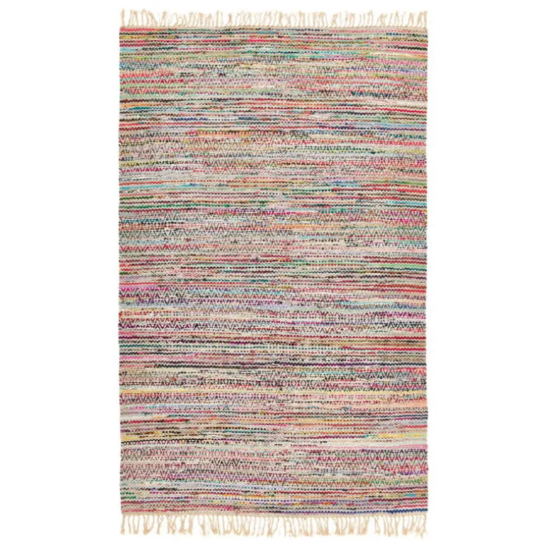 Finarte Kuhmo rag rug, grey - multicolour