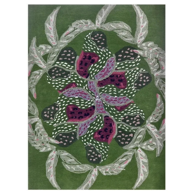 Finarte Oasis rug, 170 x 240 cm, green