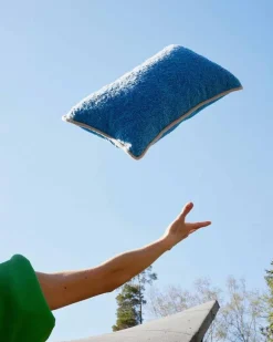 Finarte Piiri cushion, 40 x 60 cm, blue