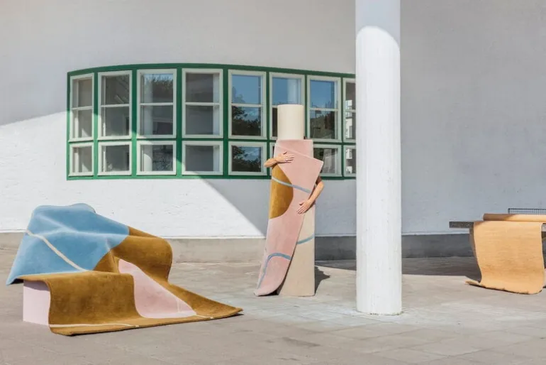 Finarte Ruukku rug, pink