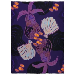 Finarte Souvenirs throw, 135 x 190 cm, lilac