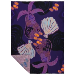 Finarte Souvenirs throw, 135 x 190 cm, lilac