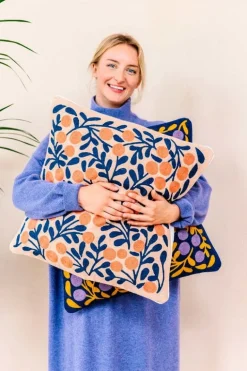 Finarte Terttu cushion cover, blue