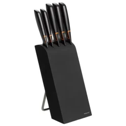 Fiskars Edge knife block with 5 knives