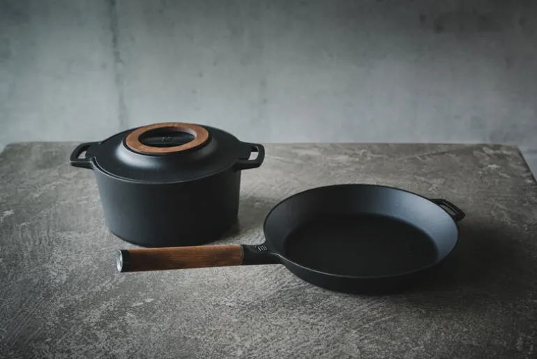 Fiskars Norden cast iron frying pan, 24 cm