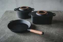 Fiskars Norden cast iron frying pan, 24 cm