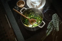 Fiskars Norden steel casserole, 5 L, uncoated