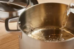 Fiskars Norden steel casserole, 5 L, uncoated