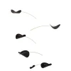 Flensted Mobiles Drifting Clouds mobile, black