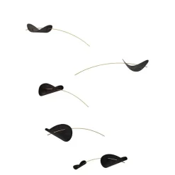 Flensted Mobiles Drifting Clouds mobile, black