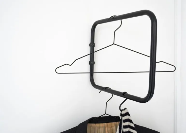 Fólk Reykjavík Turnaround rack, small, black