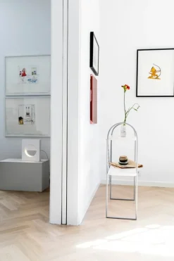 Fólk Reykjavík Urban Nomad console table L, grey - white