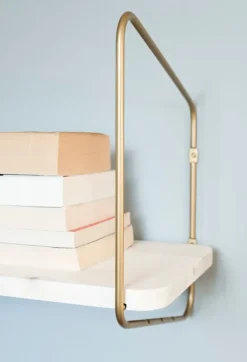 Fólk Reykjavík Urban Nomad shelf L, white - gold