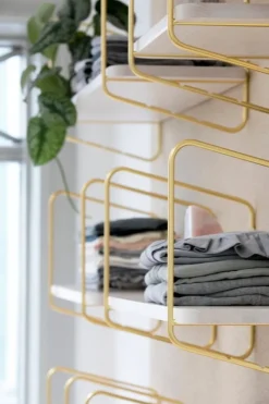 Fólk Reykjavík Urban Nomad shelf M, white - gold