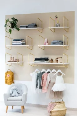 Fólk Reykjavík Urban Nomad shelf M, white - gold