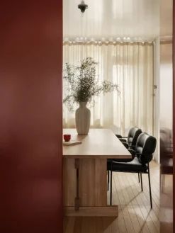 Fogia Bollo chair, black leather - black