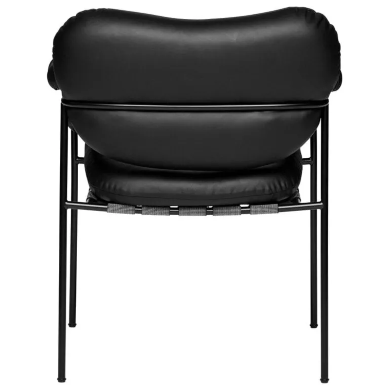 Fogia Bollo chair, black leather - black