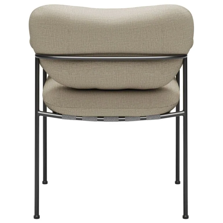 Fogia Bollo chair, Lido 16 beige - black