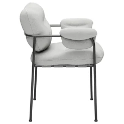Fogia Bollo chair, Lido 27 silver - black