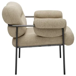 Fogia Bollo lounge chair,  Main Line Flax 20 - black
