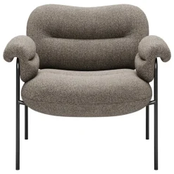 Fogia Bollo lounge chair, Main Line Flax 26 - black