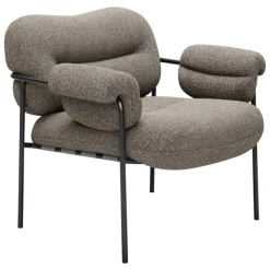 Fogia Bollo lounge chair,  Main Line Flax 26 - black