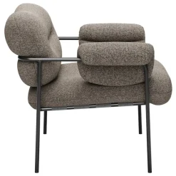 Fogia Bollo lounge chair,  Main Line Flax 26 - black