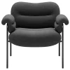 Fogia Bollo lounge chair,  Main Line Flax 28 - black