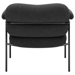 Fogia Bollo lounge chair,  Main Line Flax 28 - black