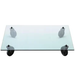 FontanaArte Tavolo con Ruote coffee table, 140 x 70 x 25 cm