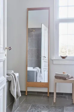 Form & Refine A Line mirror, oak