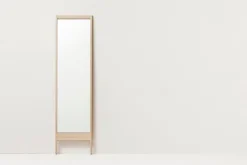 Form & Refine A Line mirror, white oak