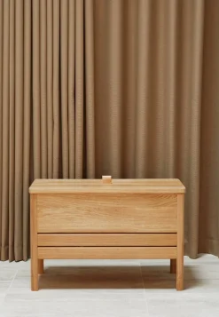 Form & Refine A Line storage bench, 68 cm, oak