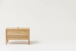 Form & Refine A Line storage bench, 68 cm, oak