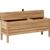 Form & Refine A Line storage bench, 111 cm, oak