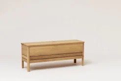 Form & Refine A Line storage bench, 111 cm, oak