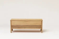 Form & Refine A Line storage bench, 111 cm, oak