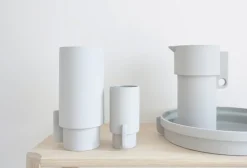 Form & Refine Alcoa vase, large, light grey