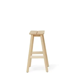 Form & Refine Angle bar stool, 65 cm, beech