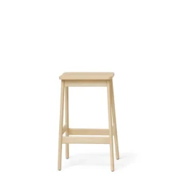 Form & Refine Angle bar stool, 65 cm, beech