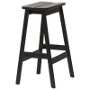 Form & Refine Angle bar stool, 65 cm, black stained beech