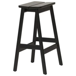 Form & Refine Angle bar stool, 65 cm, black stained beech