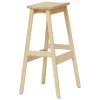 Form & Refine Angle standard bar stool, 75 cm, beech