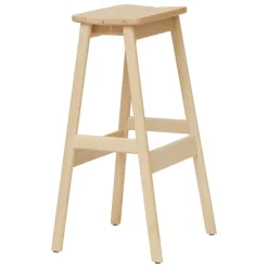 Form & Refine Angle standard bar stool, 75 cm, beech