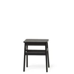 Form & Refine Angle stool, 45 cm, black stained beech