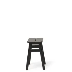 Form & Refine Angle stool, 45 cm, black stained beech